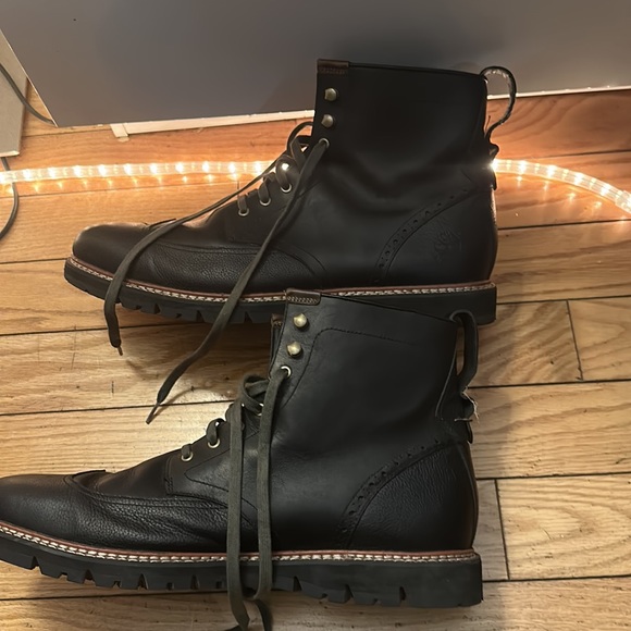 Timberland Earthkeepers Britton Hill Wing Tip Boot size 15M - Picture 3 of 7